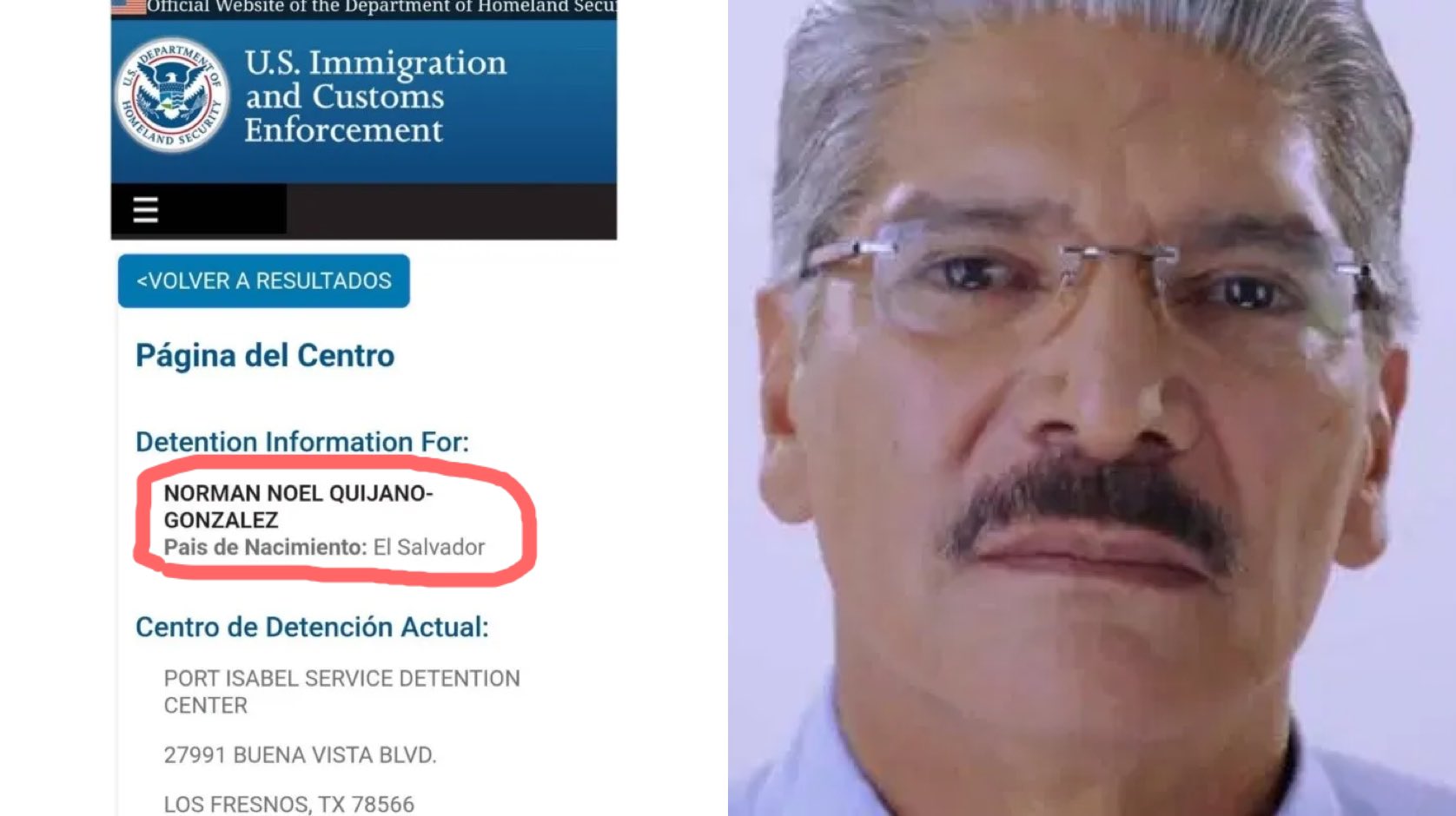 Lee más sobre el artículo Norman Quijano, detenido en Estados Unidos y a la espera de ser deportado a El Salvador